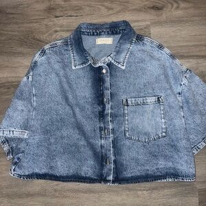 Denim Button Down Shirt